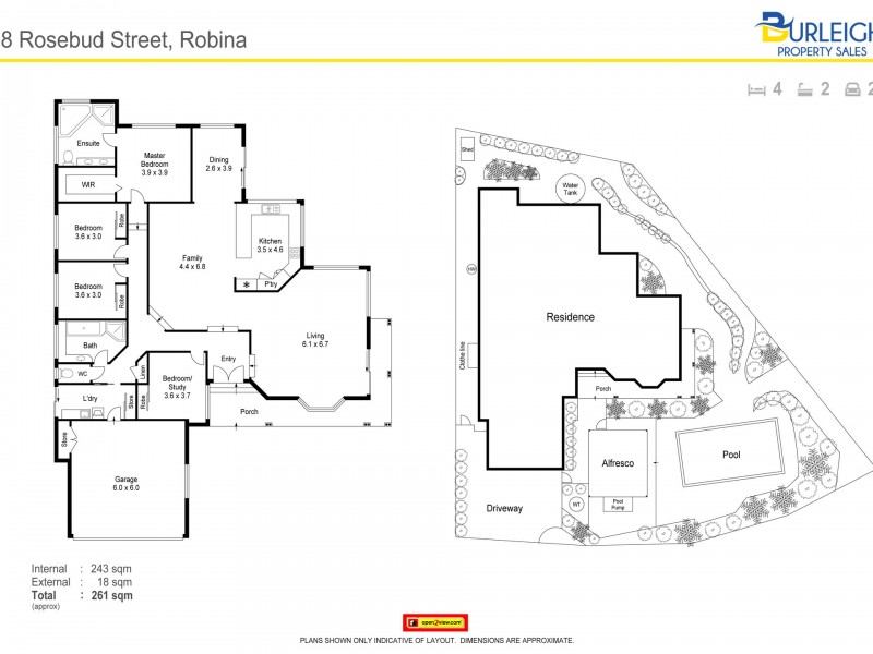 8 Rosebud Street, Robina QLD 4226 Floorplan