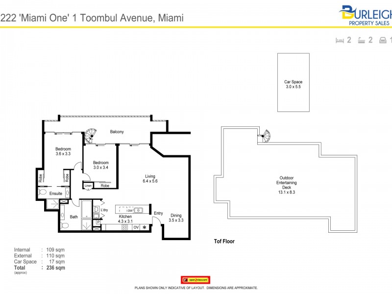 222/1 Toombul Avenue, Miami QLD 4220 Floorplan