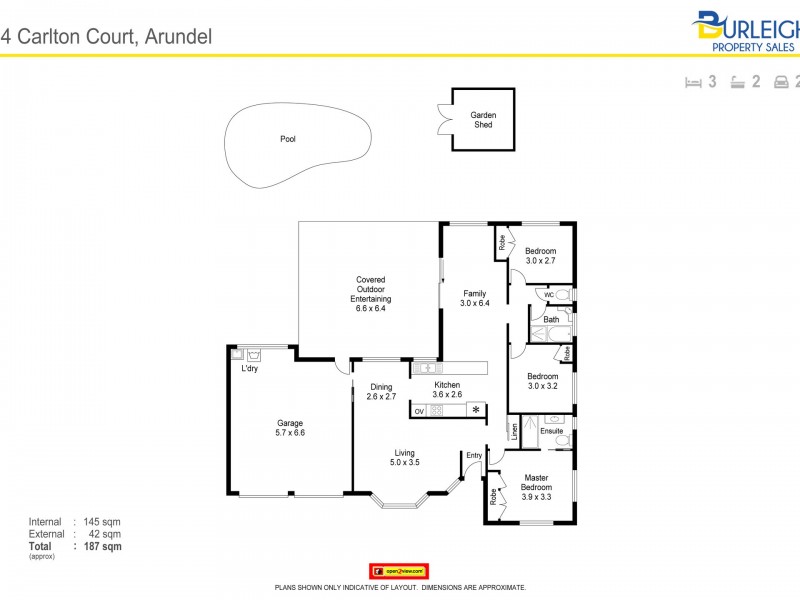 4 Carlton Court, Arundel QLD 4214 Floorplan