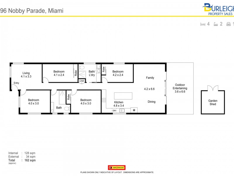 96 Nobby Parade, Miami QLD 4220 Floorplan