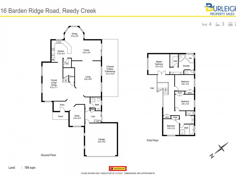 16 Barden Ridge Road, Reedy Creek QLD 4227 Floorplan