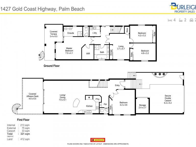 1427 Gold Coast Highway, Palm Beach QLD 4221 Floorplan