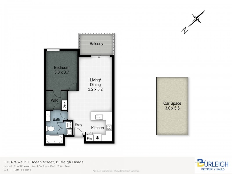 1134/1 Ocean Street, Burleigh Heads QLD 4220