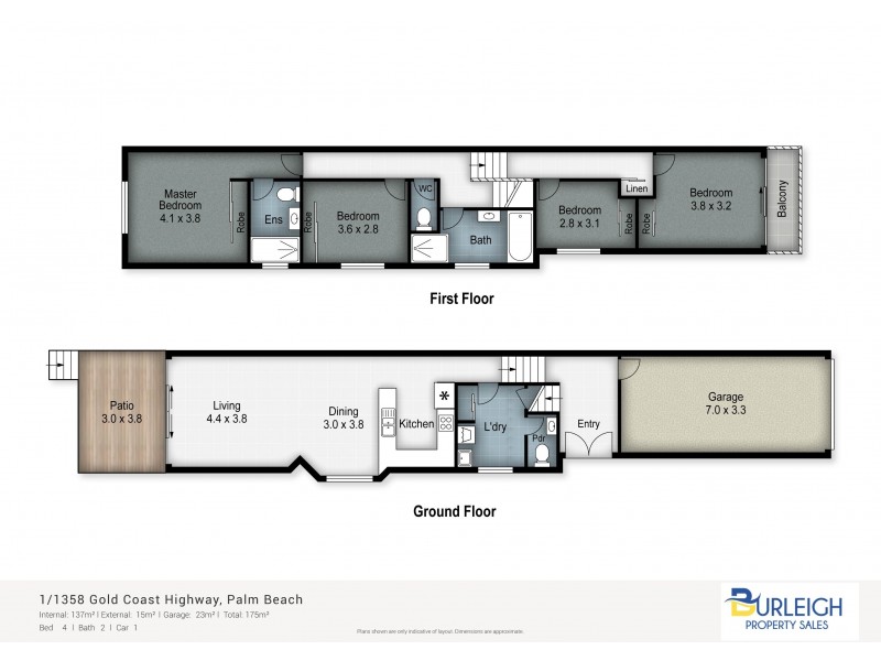 1/1358 Gold Coast Highway, Palm Beach QLD 4221 Floorplan