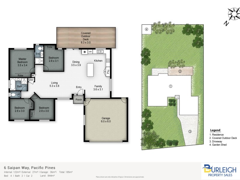 6 Saipan Way, Pacific Pines QLD 4211 Floorplan