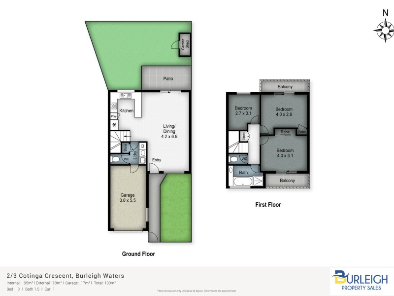 2/3 Cotinga Crescent, Burleigh Waters QLD 4220 Floorplan
