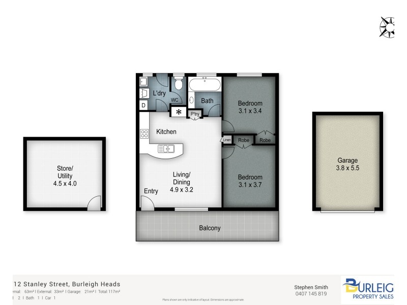5/12-14 Stanley Street, Burleigh Heads QLD 4220 Floorplan