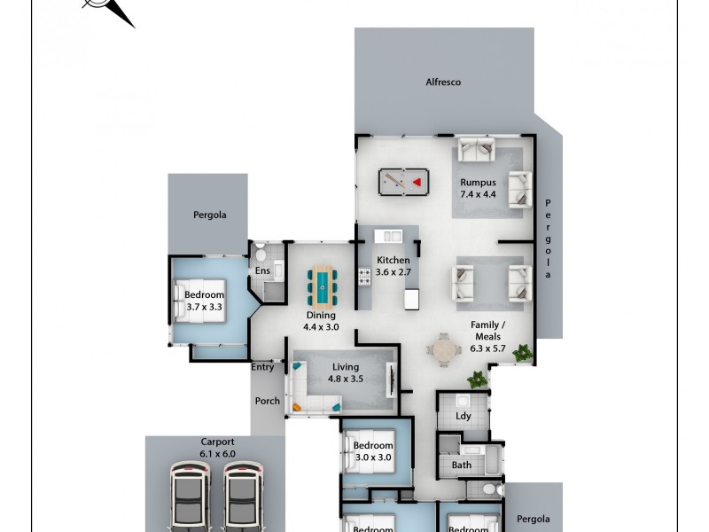 37 Kentia Court, Elanora QLD 4221 Floorplan