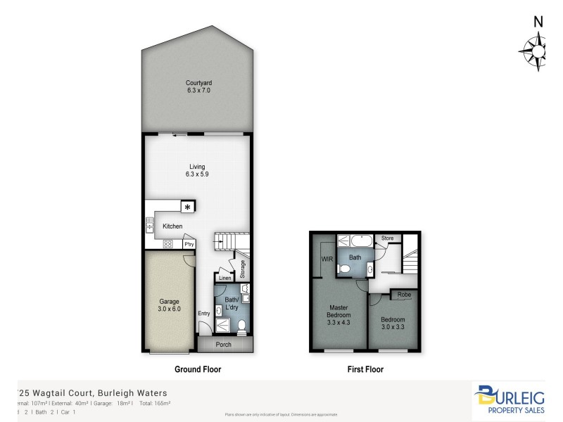 2/25 Wagtail Court, Burleigh Waters QLD 4220 Floorplan