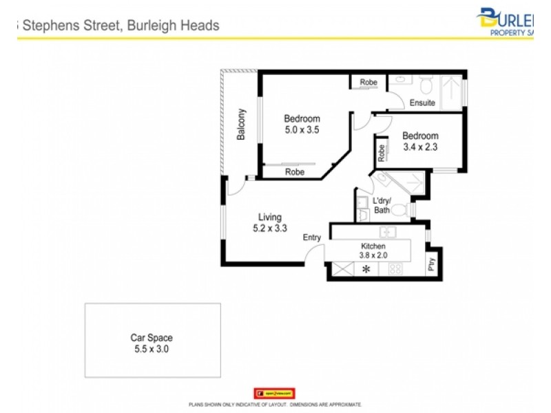 2/6 Stephens Street, Burleigh Heads QLD 4220 Floorplan