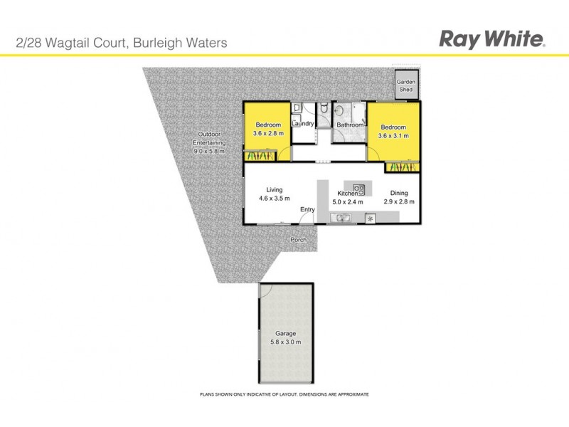 2/28 Wagtail Court, Burleigh Waters QLD 4220 Floorplan