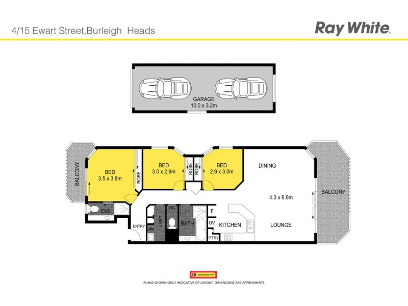 4/15 Ewart Street, Burleigh Heads QLD 4220 Floorplan
