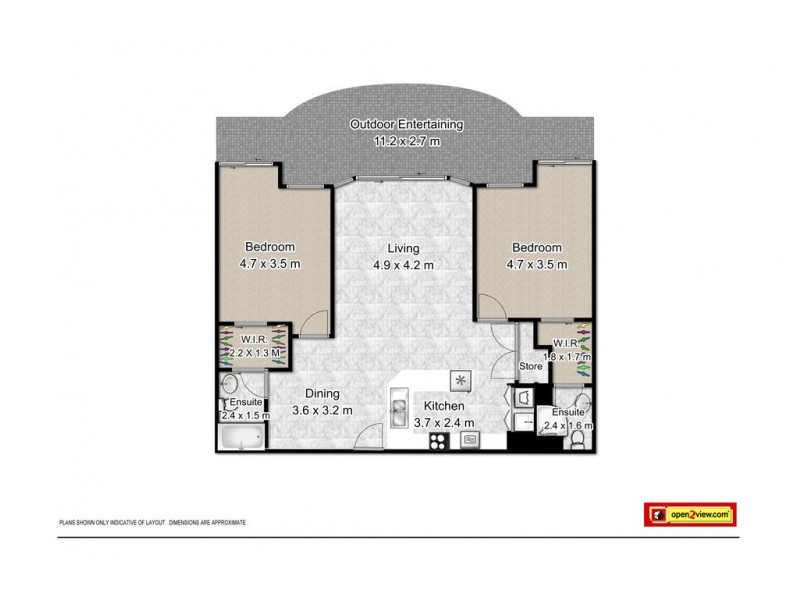 9/186 The Esplanade, Burleigh Heads QLD 4220 Floorplan