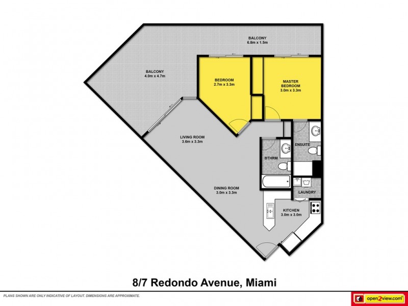 8/7 Redondo Avenue, Miami QLD 4220 Floorplan