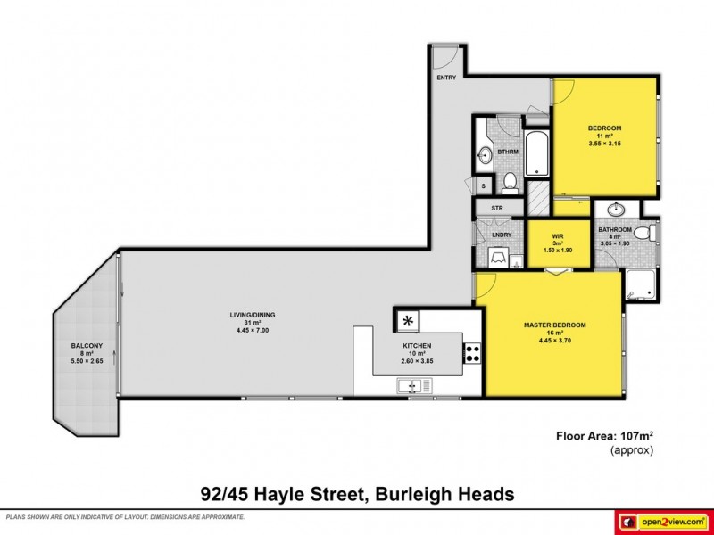 92/45 Hayle Street, Burleigh Heads QLD 4220 Floorplan