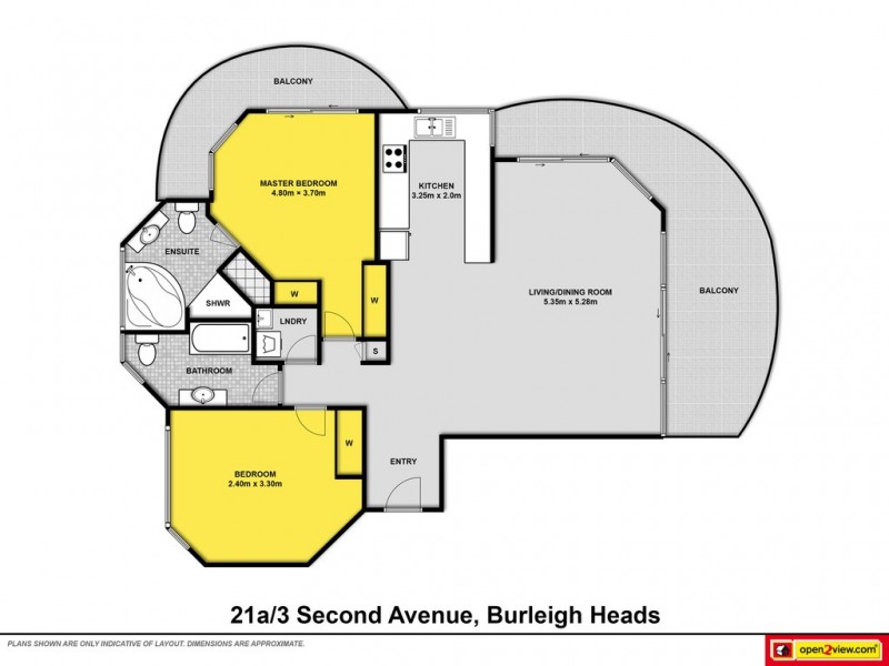 21A/3 Second Avenue, Burleigh Heads QLD 4220 Floorplan