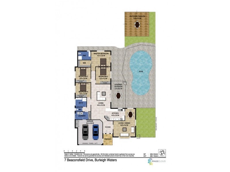 7 Beaconsfield Drive, Burleigh Waters QLD 4220 Floorplan