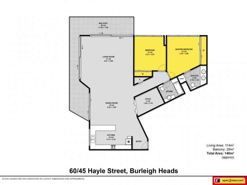 60/45 Hayle Street, Burleigh Heads QLD 4220 Floorplan