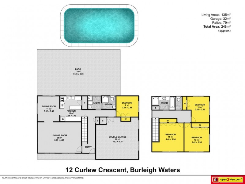 12 Curlew Crescent, Burleigh Waters QLD 4220 Floorplan