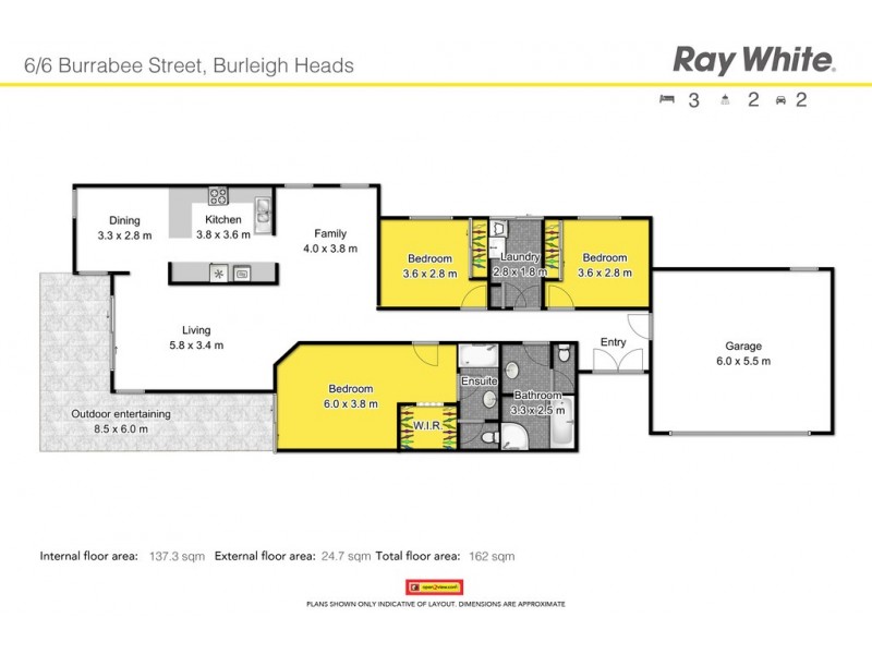 6/6 Burrabee Street, Burleigh Heads QLD 4220 Floorplan