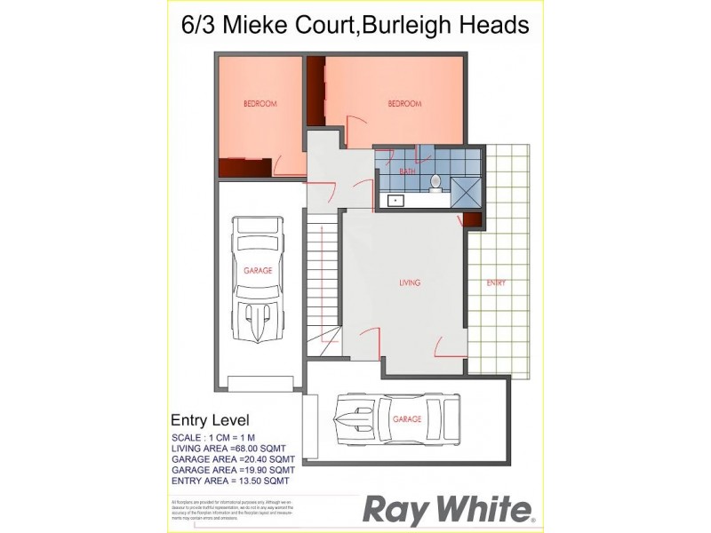 6/3 Mieke Court, Burleigh Heads QLD 4220 Floorplan
