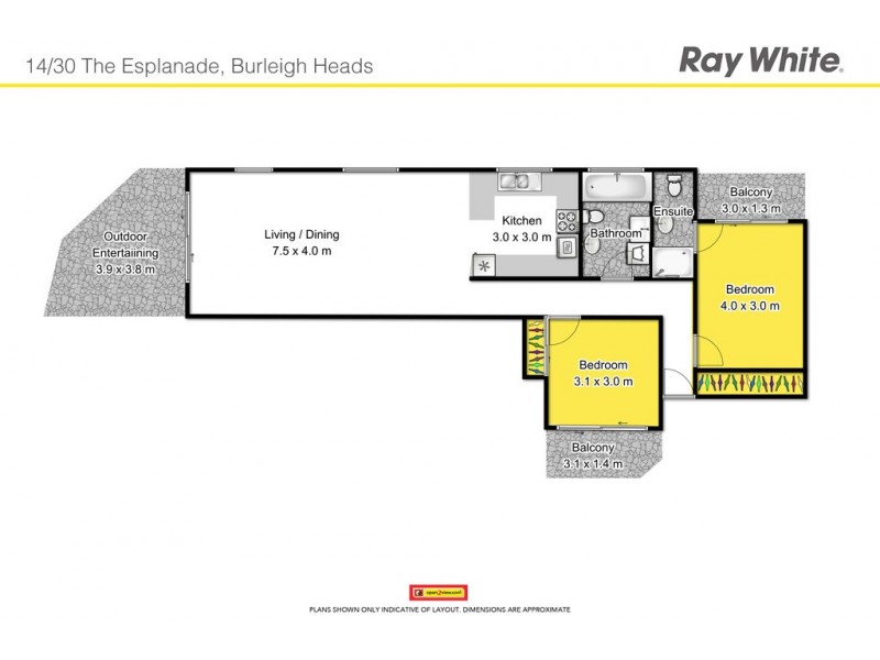 11/29 West Burleigh Road, Burleigh Heads QLD 4220 Floorplan