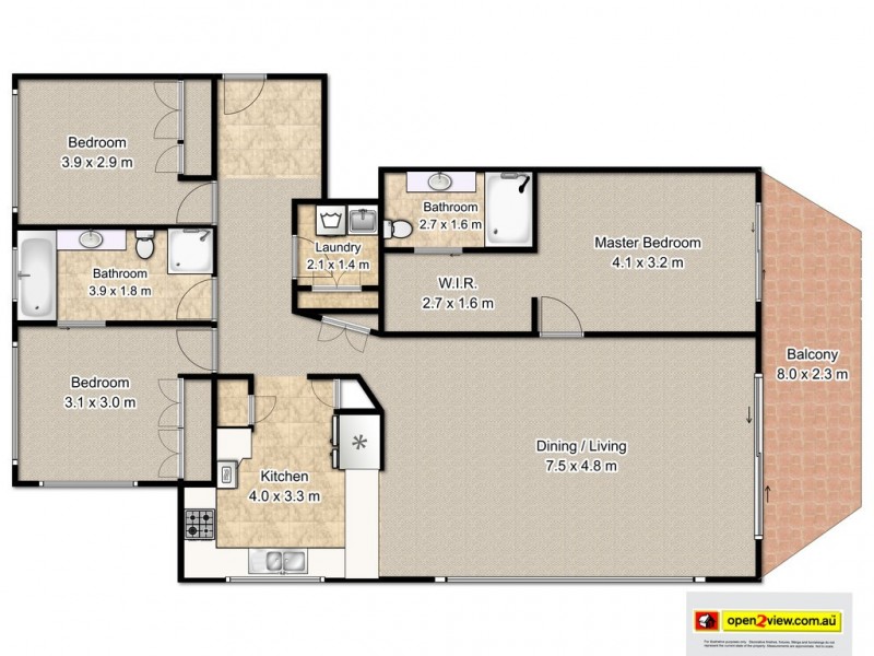 Burleigh Heads QLD 4220 Floorplan