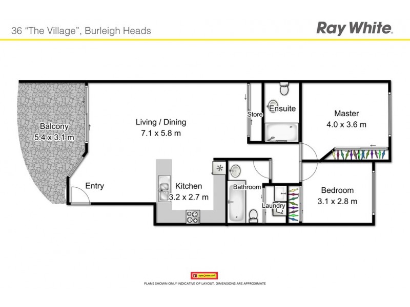 36/4 Park Avenue, Burleigh Heads QLD 4220 Floorplan