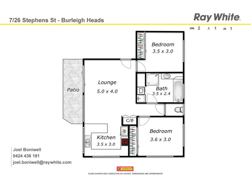 7/26 Stephens Street, Burleigh Heads QLD 4220 Floorplan