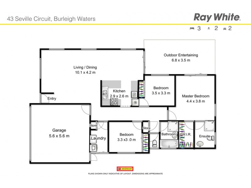 43 Seville Circuit, Burleigh Waters QLD 4220 Floorplan