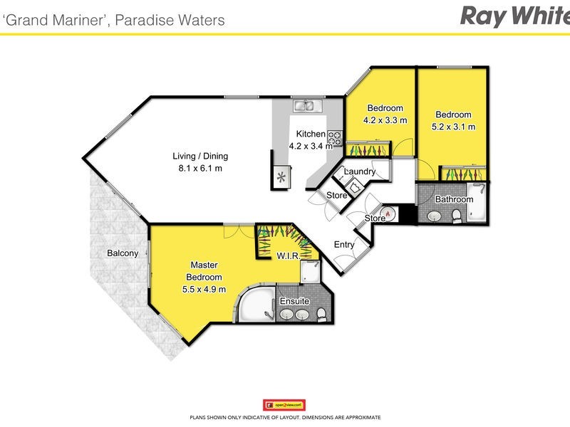 37/12 Commodore Drive, Surfers Paradise QLD 4217 Floorplan