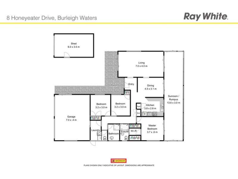 8 Honeyeater Drive, Burleigh Waters QLD 4220 Floorplan
