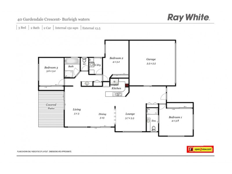 40 Gardendale Crescent, Burleigh Waters QLD 4220 Floorplan