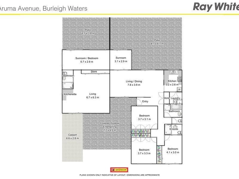 3 Aruma Avenue, Burleigh Waters QLD 4220 Floorplan