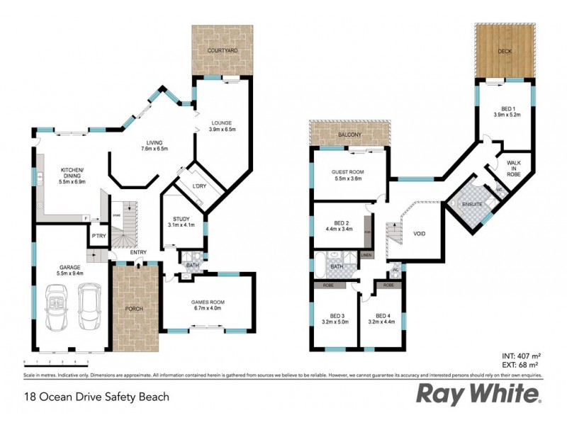 18 Ocean Drive, Safety Beach NSW 2456 Floorplan