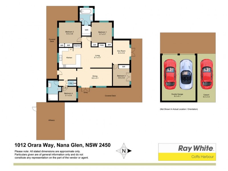 1012 Orara Way, Nana Glen NSW 2450 Floorplan