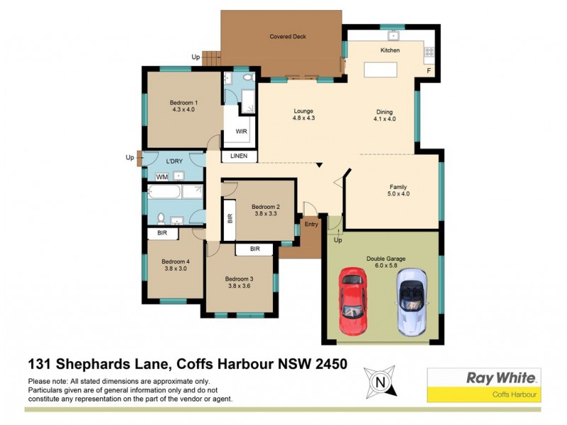 131 Shephards Lane, Coffs Harbour NSW 2450 Floorplan