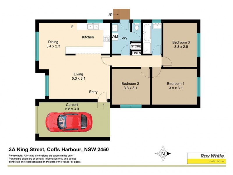 3A King Street, Coffs Harbour NSW 2450 Floorplan