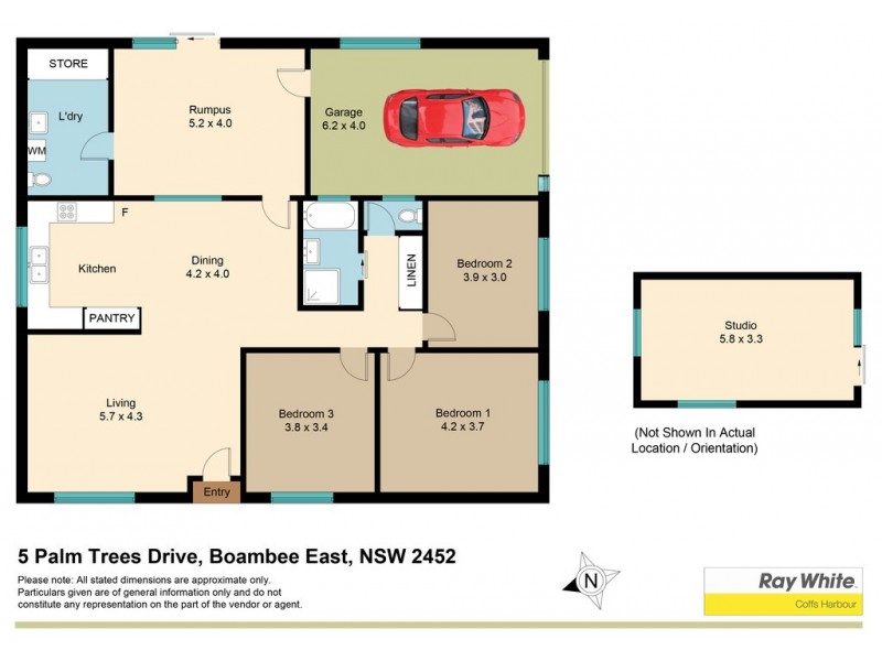 5 Palm Trees Drive, Boambee East NSW 2452 Floorplan