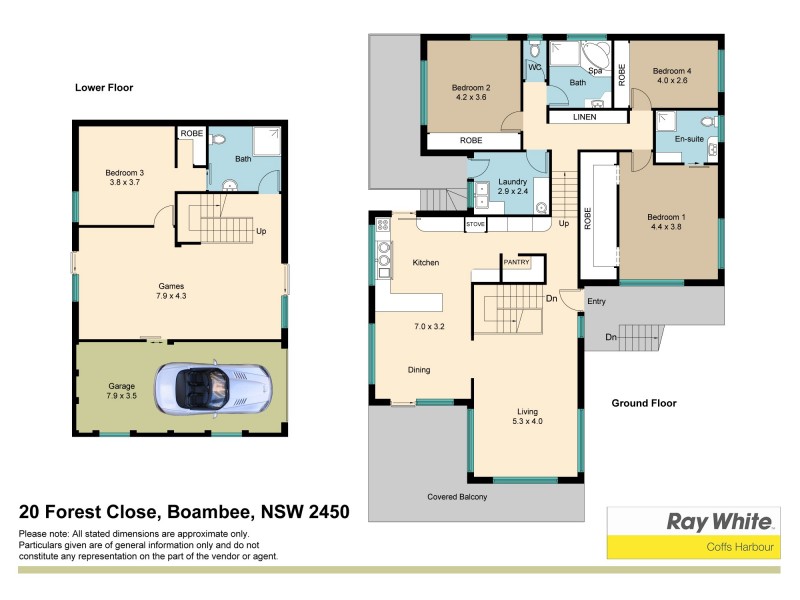 20 Forest Close, Boambee NSW 2450 Floorplan