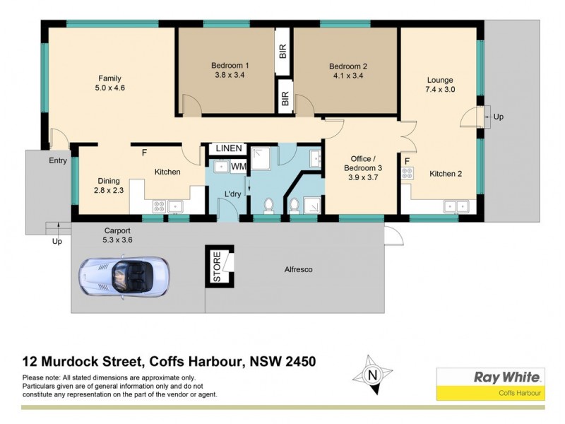 12 Murdock Street, Coffs Harbour NSW 2450 Floorplan
