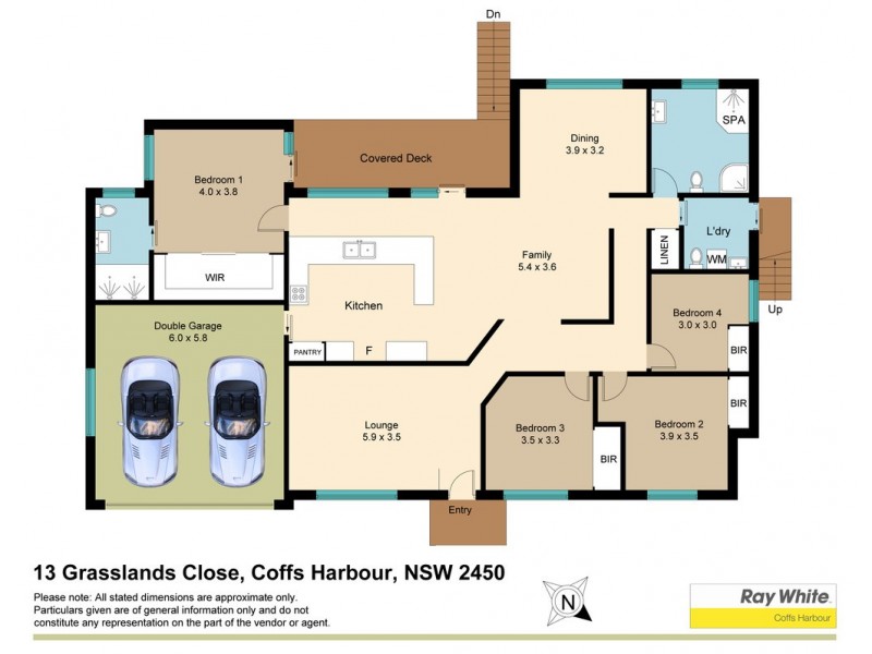 13 Grasslands Close, Coffs Harbour NSW 2450 Floorplan
