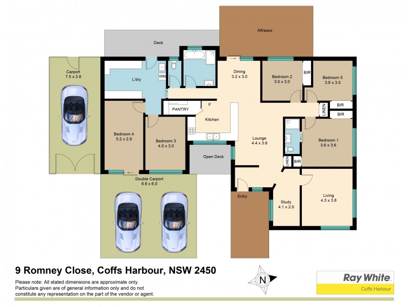 9 Romney Close, Coffs Harbour NSW 2450 Floorplan