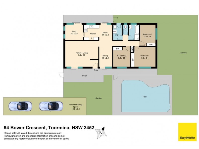 94 Bower Crescent, Toormina NSW 2452 Floorplan