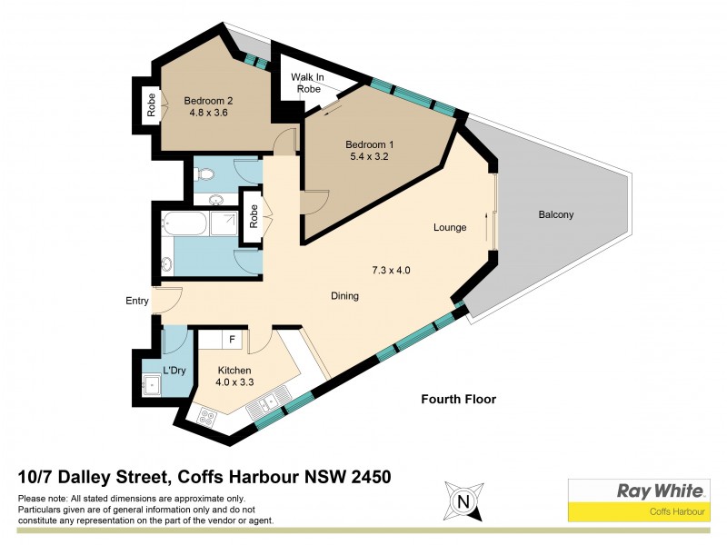 10/7 Dalley Street, Coffs Harbour NSW 2450 Floorplan