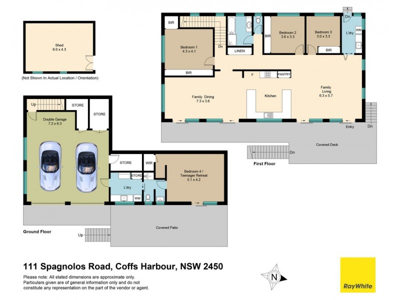 111 Spagnolos Road, Coffs Harbour NSW 2450 Floorplan