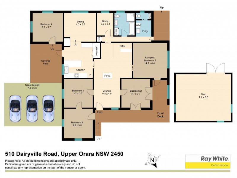 510 Dairyville Road, Upper Orara NSW 2450 Floorplan