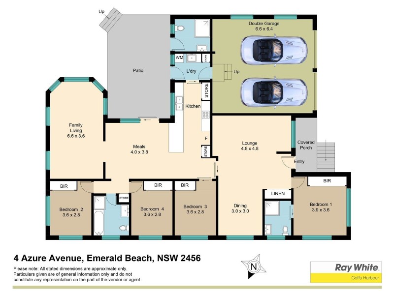 4 Azure Avenue, Emerald Beach NSW 2456