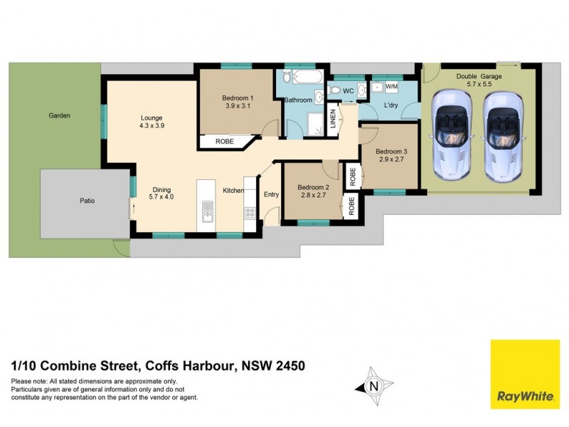 1/10 Combine Street, Coffs Harbour NSW 2450 Floorplan