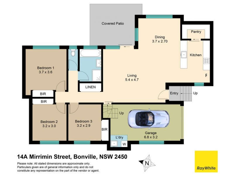 14A Mirrimin Street, Bonville NSW 2441 Floorplan